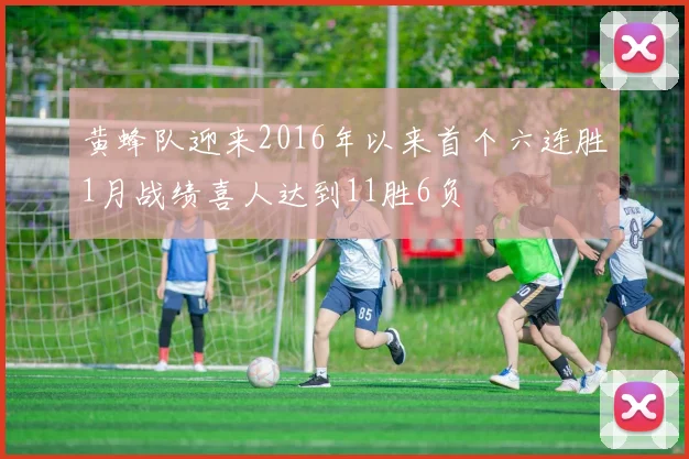 黄蜂队迎来2016年以来首个六连胜1月战绩喜人达到11胜6负